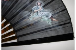 Nymphs of the four seasons, fan circa 1880-1890