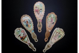 The children of the Bon Marché, advertising fan, early 20th