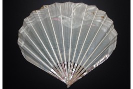 The seagull, Art Nouveau fan