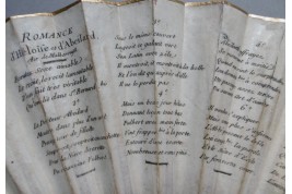 Les amants maudits, Héloïse et Abeilard, éventail vers 1785