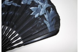 Gladioli by Gerard, Duvelleroy fan, cica 1900