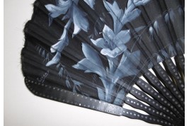 Gladioli by Gerard, Duvelleroy fan, cica 1900