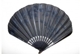 Gladioli by Gerard, Duvelleroy fan, cica 1900