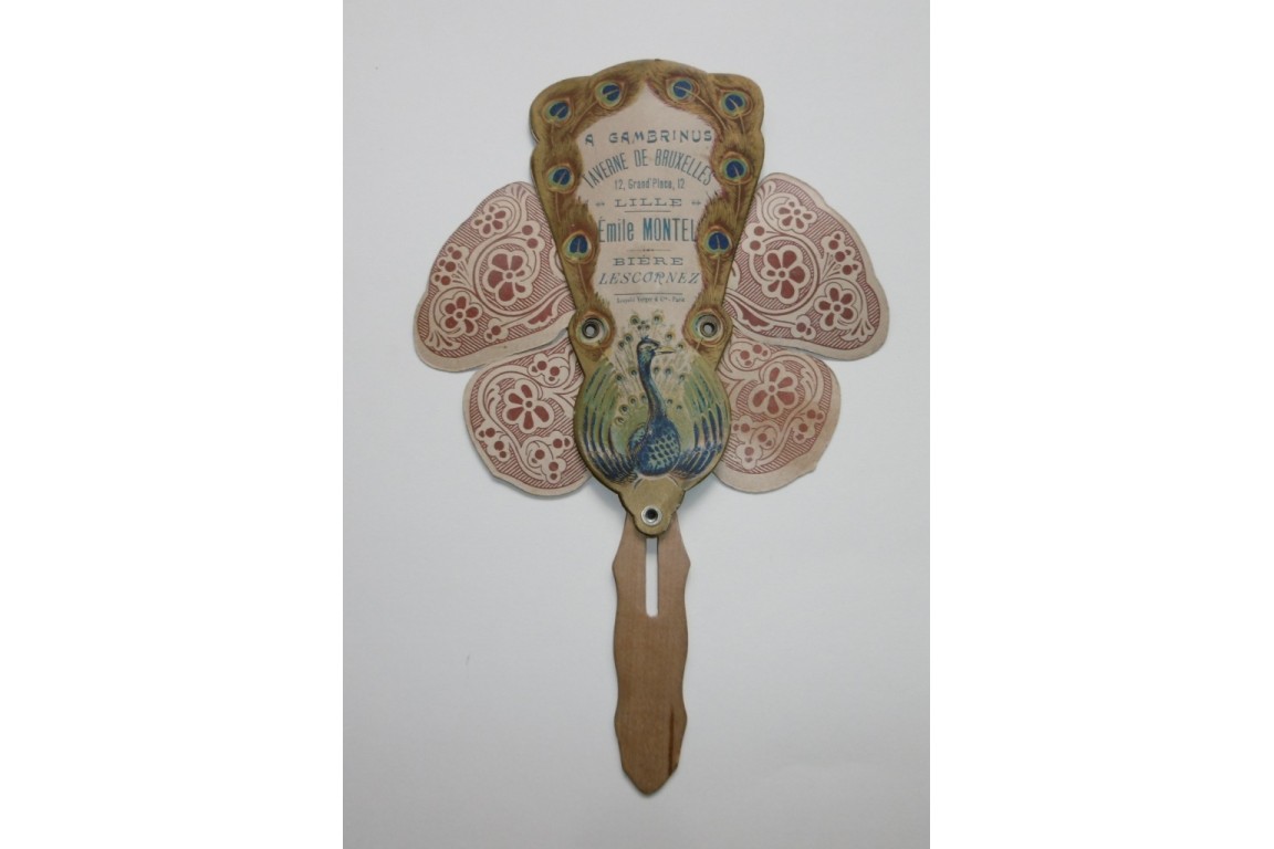 Paon, curisosity fan circa 1904 and advertising