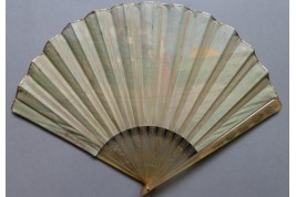 News from French soldier during 1ww, fan by Van Garden and Duvelleroy, circa 1916