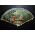 Collation galante, éventail vers 1720-30