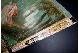 Collation galante, éventail vers 1720-30