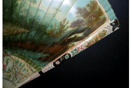 Collation galante, éventail vers 1720-30