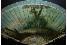 Collation galante, éventail vers 1720-30