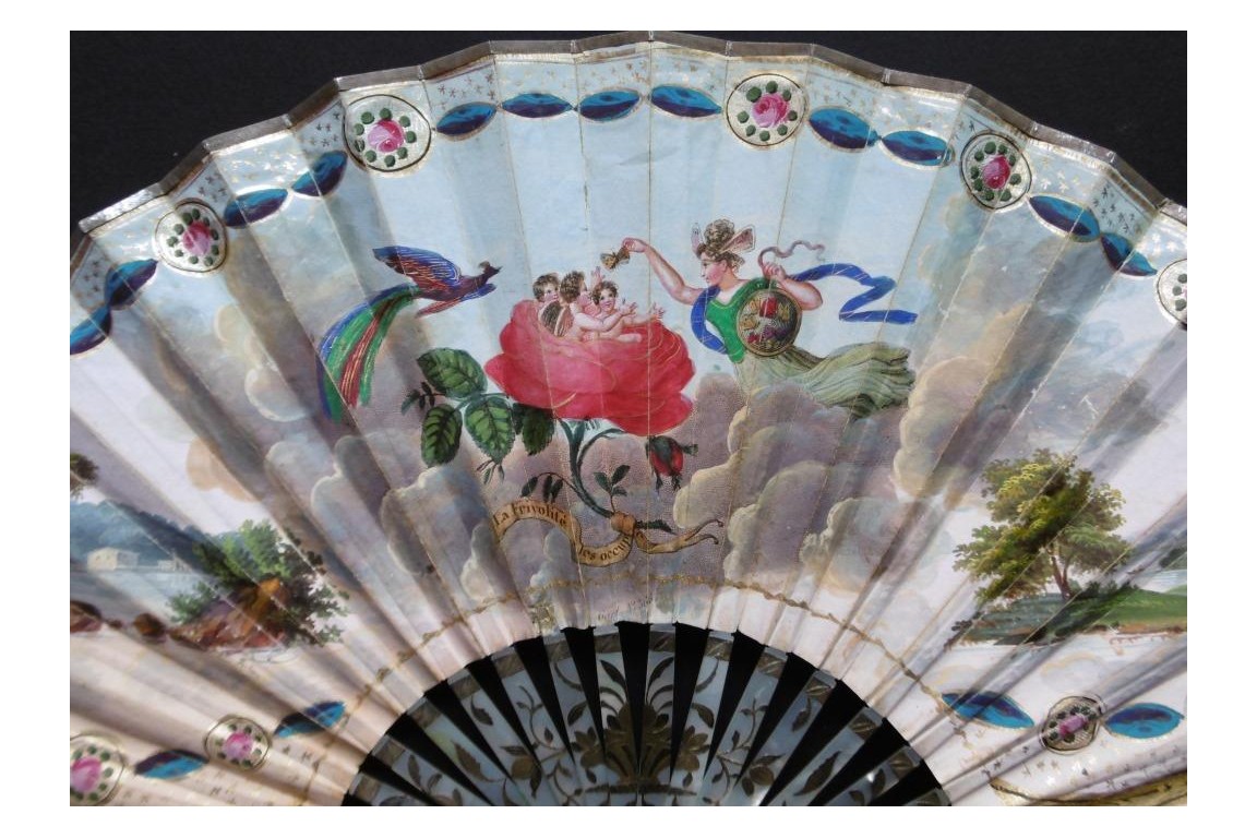 Frivolity, fan circa 1820-25