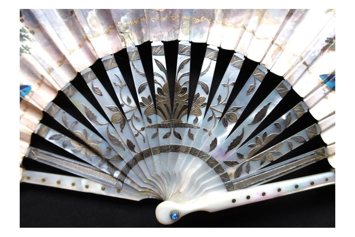 Frivolity, fan circa 1820-25