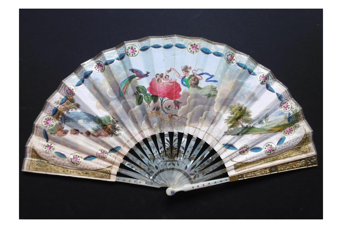 Frivolity, fan circa 1820-25