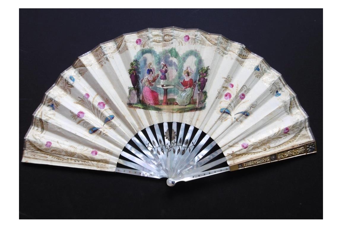 Frivolity, fan circa 1820-25