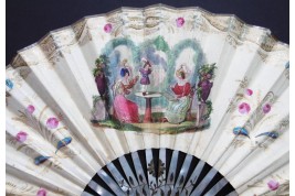 Frivolity, fan circa 1820-25