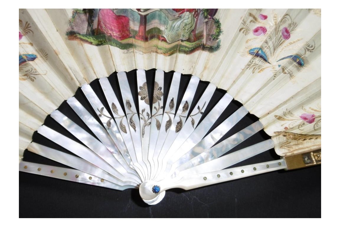 Frivolity, fan circa 1820-25