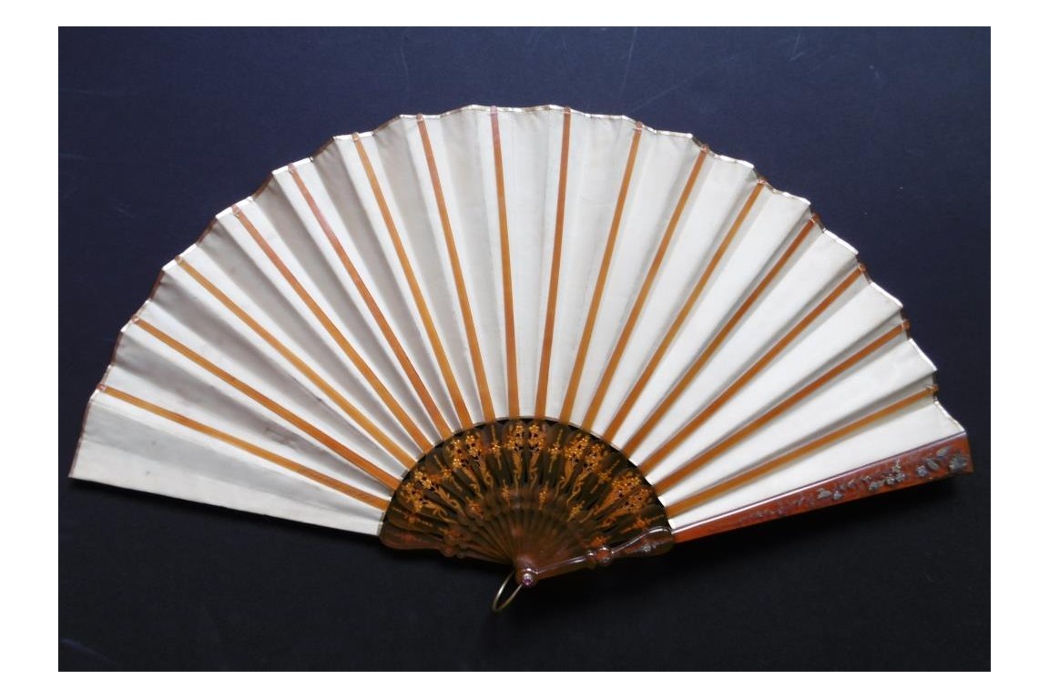 Nymph of love, fan by Neiter and Kees, circa 1900