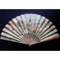 Fan Souvenir du village Suisse, Swiss exhibition 1896