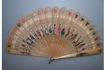 Swiss cantons, fan circa 1860