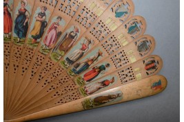 Swiss cantons, fan circa 1860