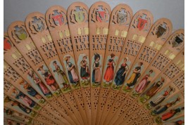 Swiss cantons, fan circa 1860