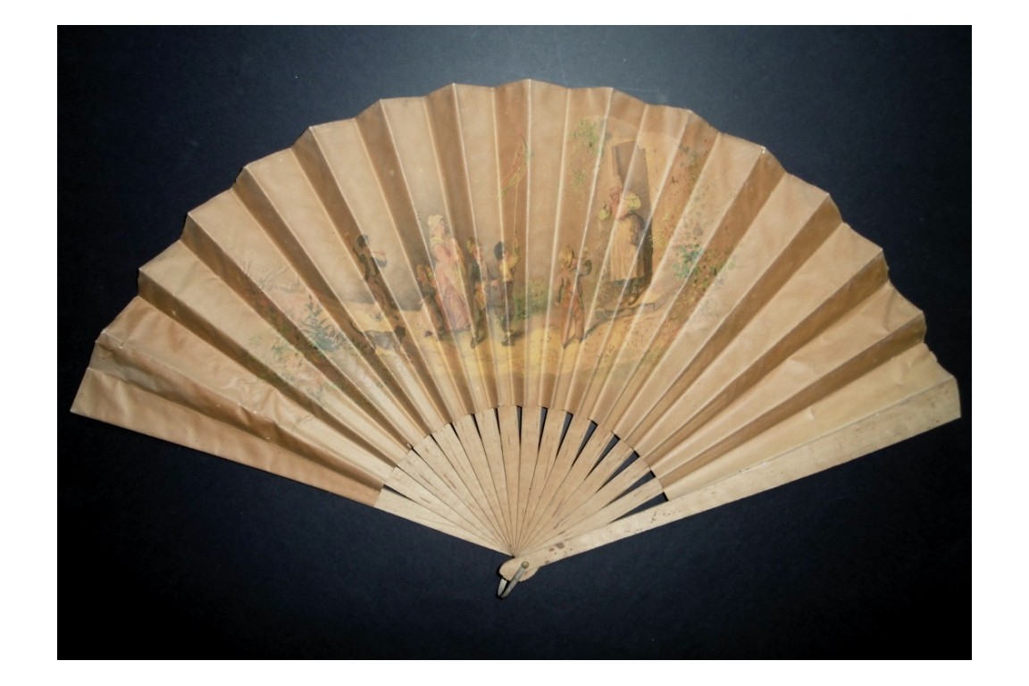 Éventail programme de théâtre, 3 Mai 1890