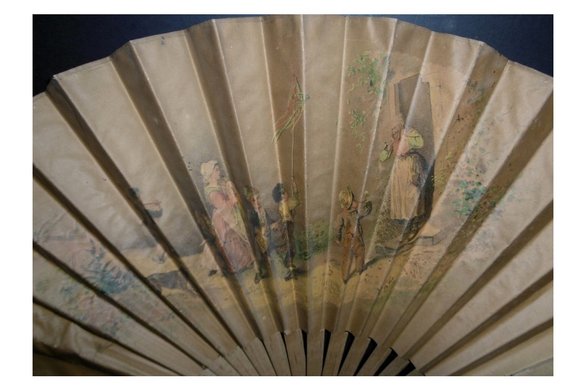 Theater programme fan, 1890