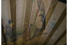 Éventail programme de théâtre, 3 Mai 1890