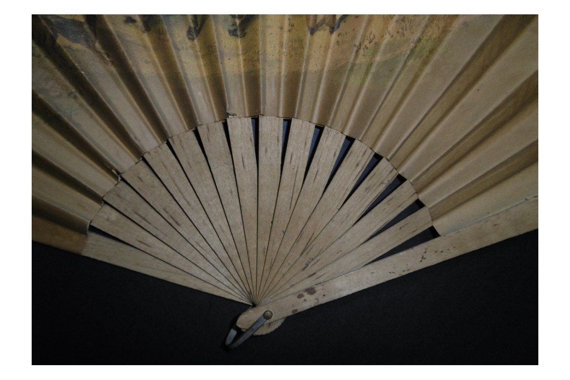 Éventail programme de théâtre, 3 Mai 1890