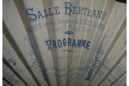 Éventail programme de théâtre, 3 Mai 1890