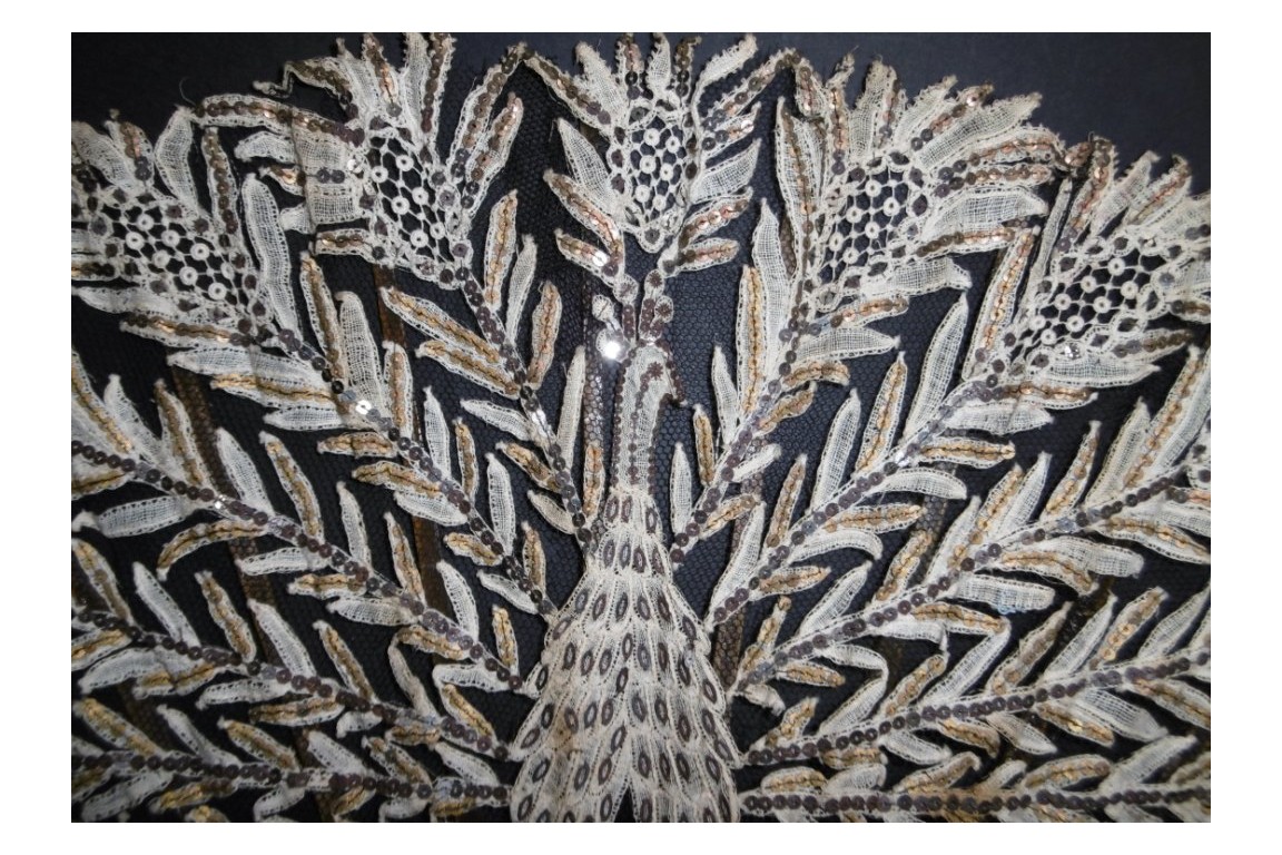 Peacock by Kees, fan circa 1900-1910