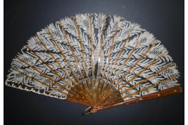 Peacock by Kees, fan circa 1900-1910