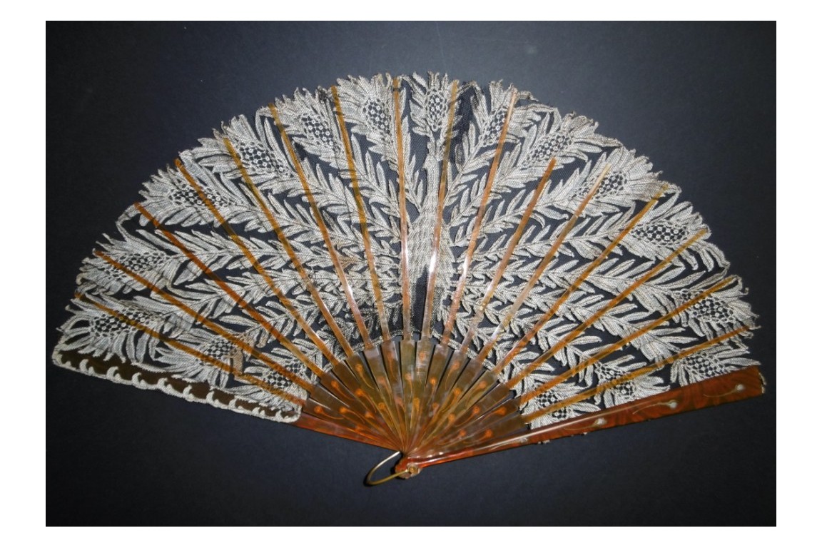 Peacock by Kees, fan circa 1900-1910