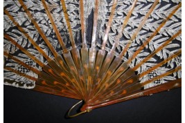 Peacock by Kees, fan circa 1900-1910
