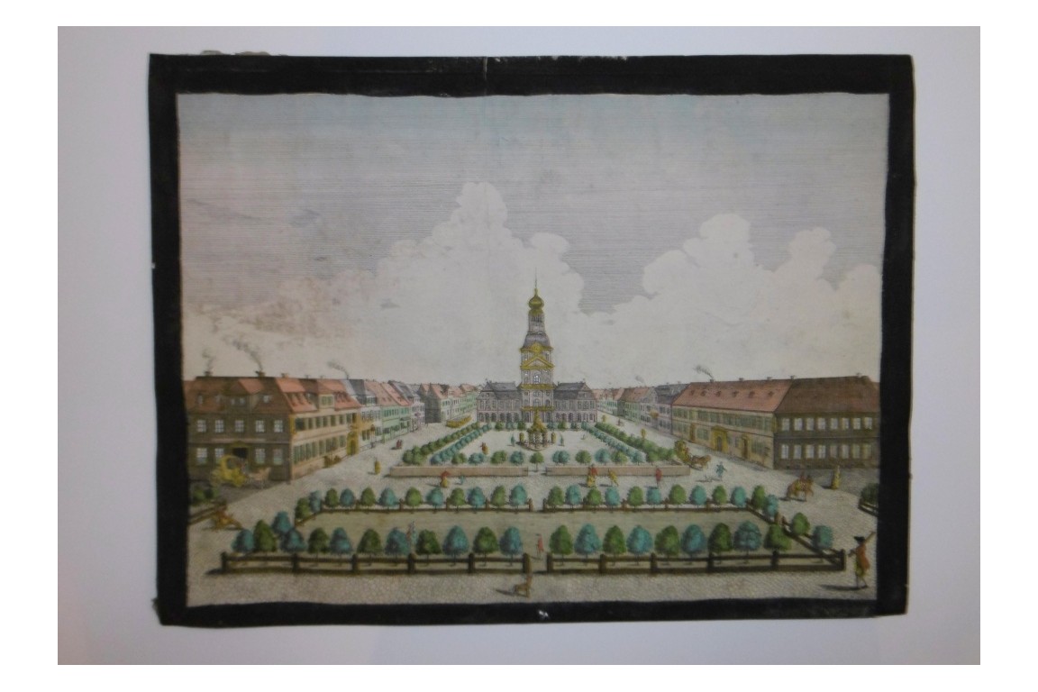 Perspective view night and day, 18th century