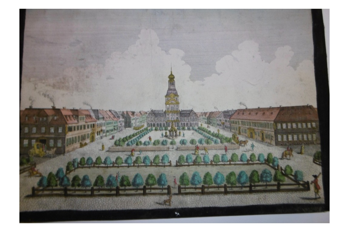 Perspective view night and day, 18th century