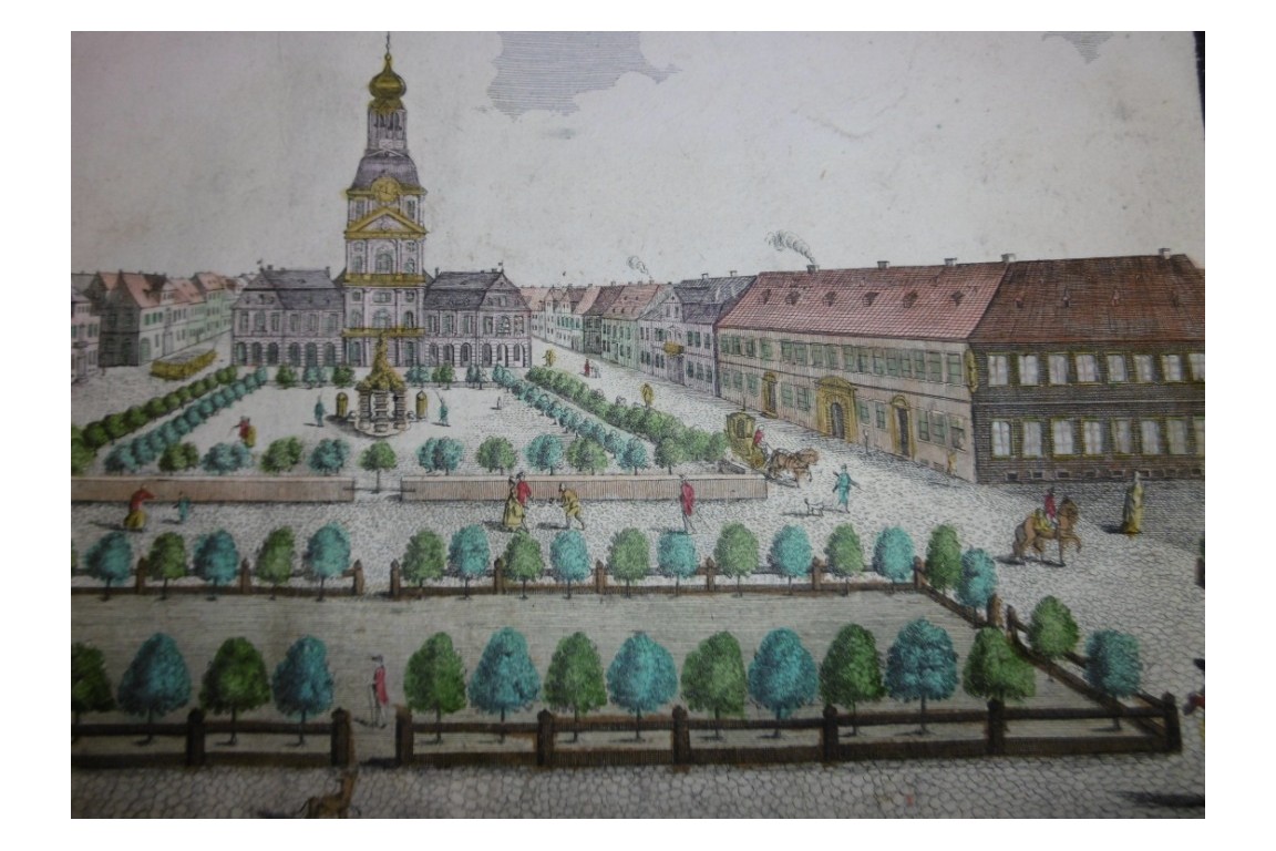 Perspective view night and day, 18th century