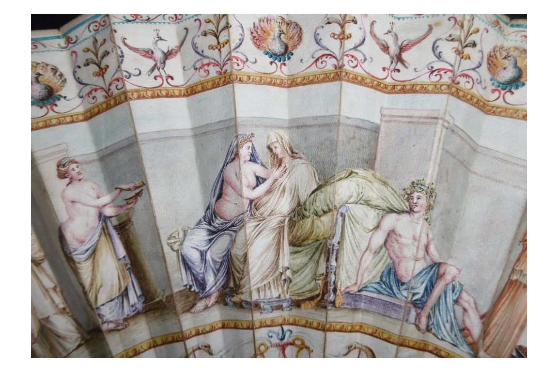 Aldobrandini Wedding, late 18th century fan