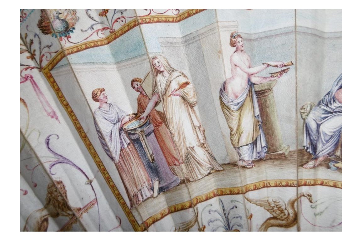 Aldobrandini Wedding, late 18th century fan