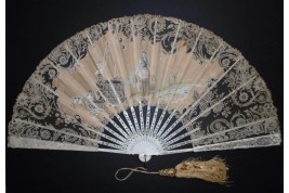 The well of love, fan circa 1885-90