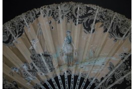 The well of love, fan circa 1885-90