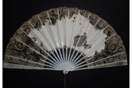 The well of love, fan circa 1885-90