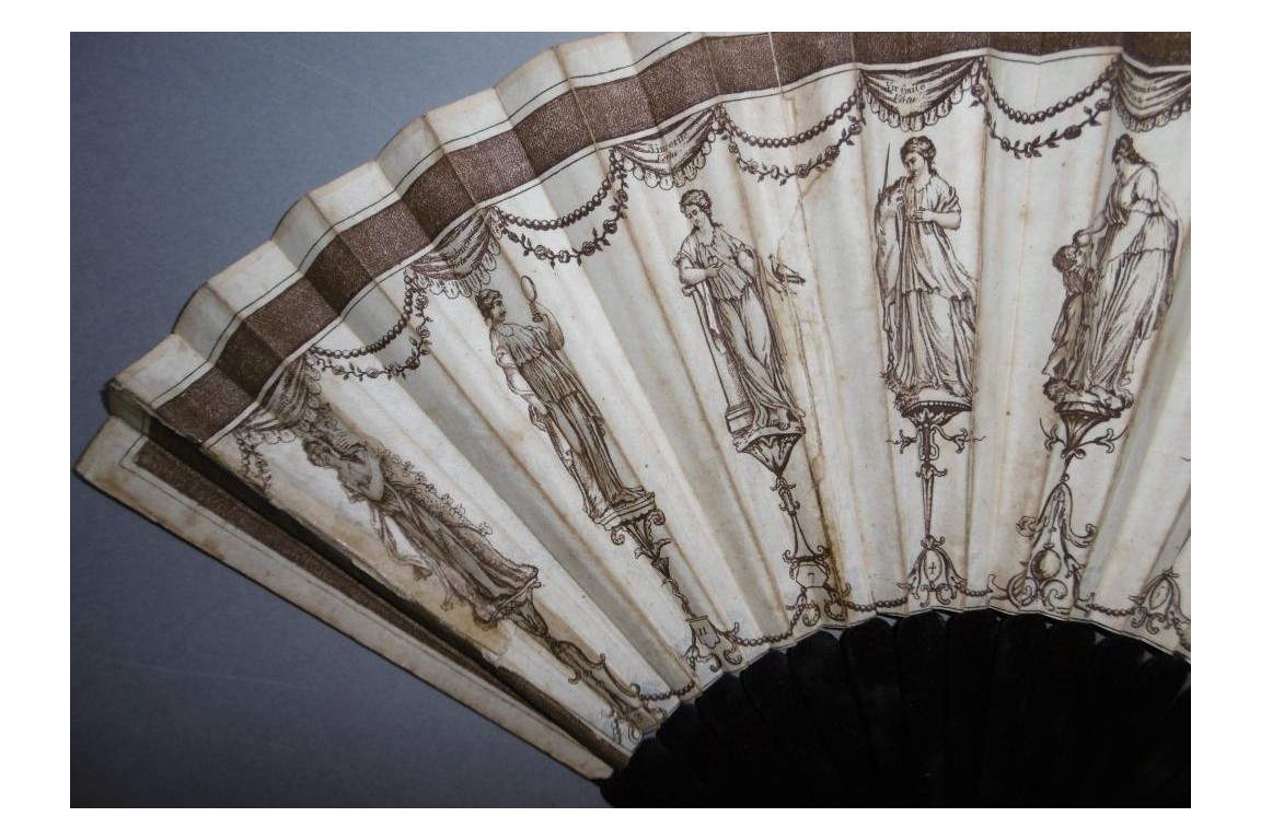 Neo-classical vices and virtues , game fan circa 1790-95