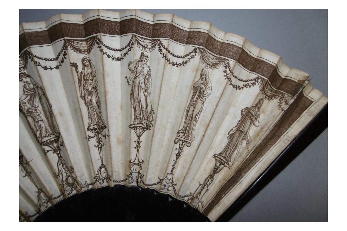 Neo-classical vices and virtues , game fan circa 1790-95
