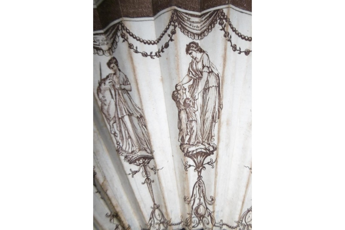 Neo-classical vices and virtues , game fan circa 1790-95