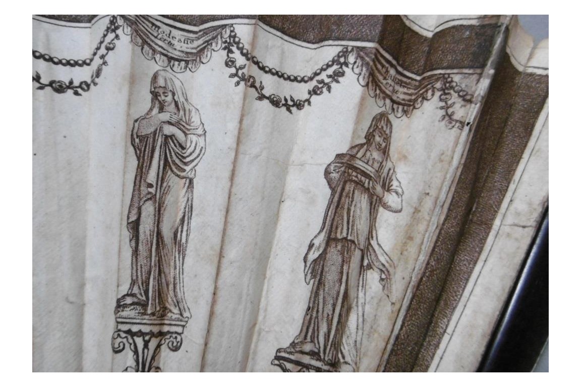 Neo-classical vices and virtues , game fan circa 1790-95