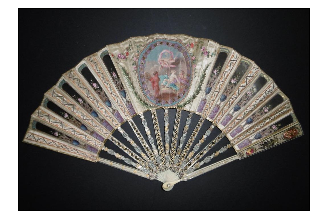 Summer with mica, fan circa 1770