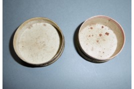 Wax angels, 19th century box