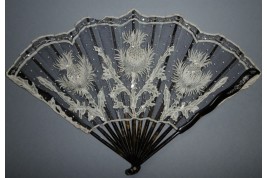 Thistles, Duvelleroy fan, circa 1900