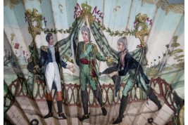 Les traités de Tilsit ou l'Ode pour Napoléon, éventail vers 1807
