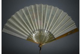 Daughters of the forest, fan by Gaston de Vinck, 1902